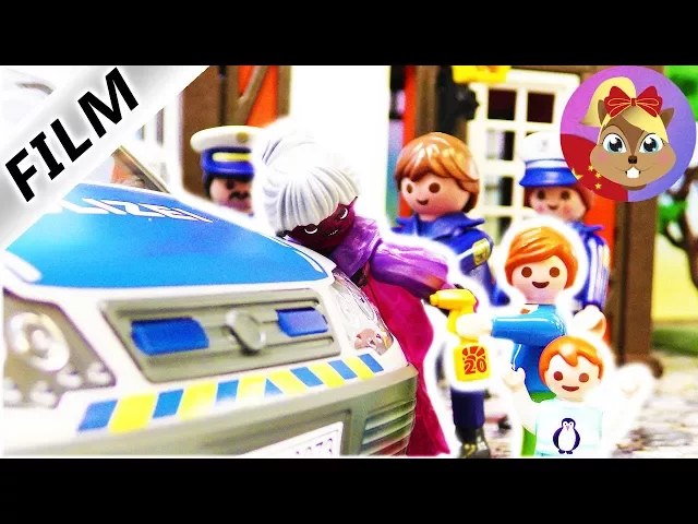 摩比游戏 playmobil 小尤帮助警察找到了一个坏人莫利molly